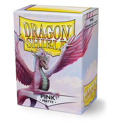 Dragon Shield: Standard 100ct Sleeves - Pink (Matte) | Gamers Paradise