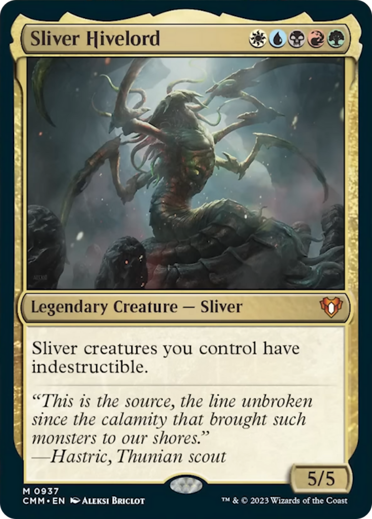 Sliver Hivelord [Commander Masters] | Gamers Paradise