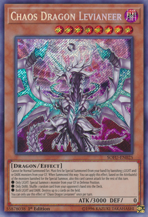 Chaos Dragon Levianeer [SOFU-EN025] Secret Rare | Gamers Paradise