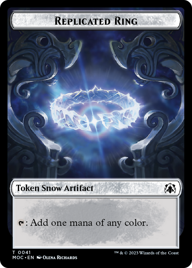 Food // Replicated Ring Double-Sided Token [March of the Machine Commander Tokens] | Gamers Paradise