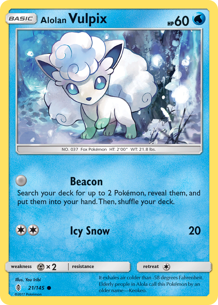 Alolan Vulpix (21/145) [Sun & Moon: Guardians Rising] | Gamers Paradise