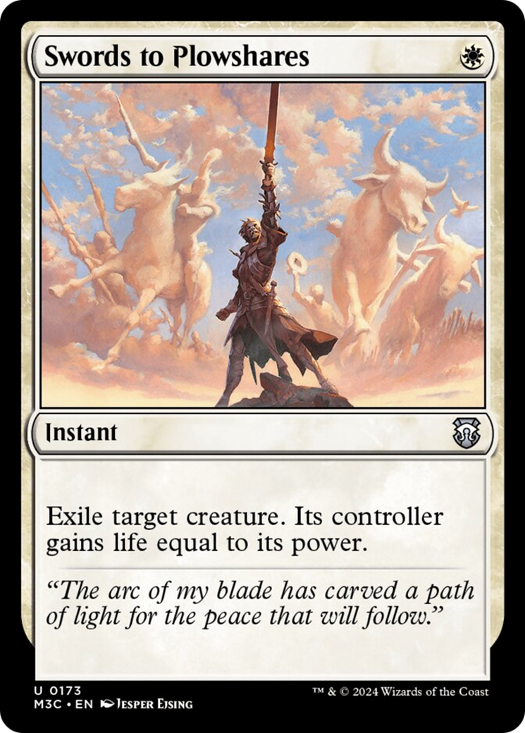 Swords to Plowshares (Ripple Foil) [Modern Horizons 3 Commander] | Gamers Paradise