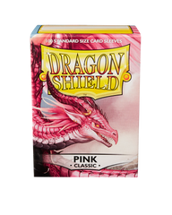 Dragon Shield: Standard 100ct Sleeves - Pink (Classic) | Gamers Paradise