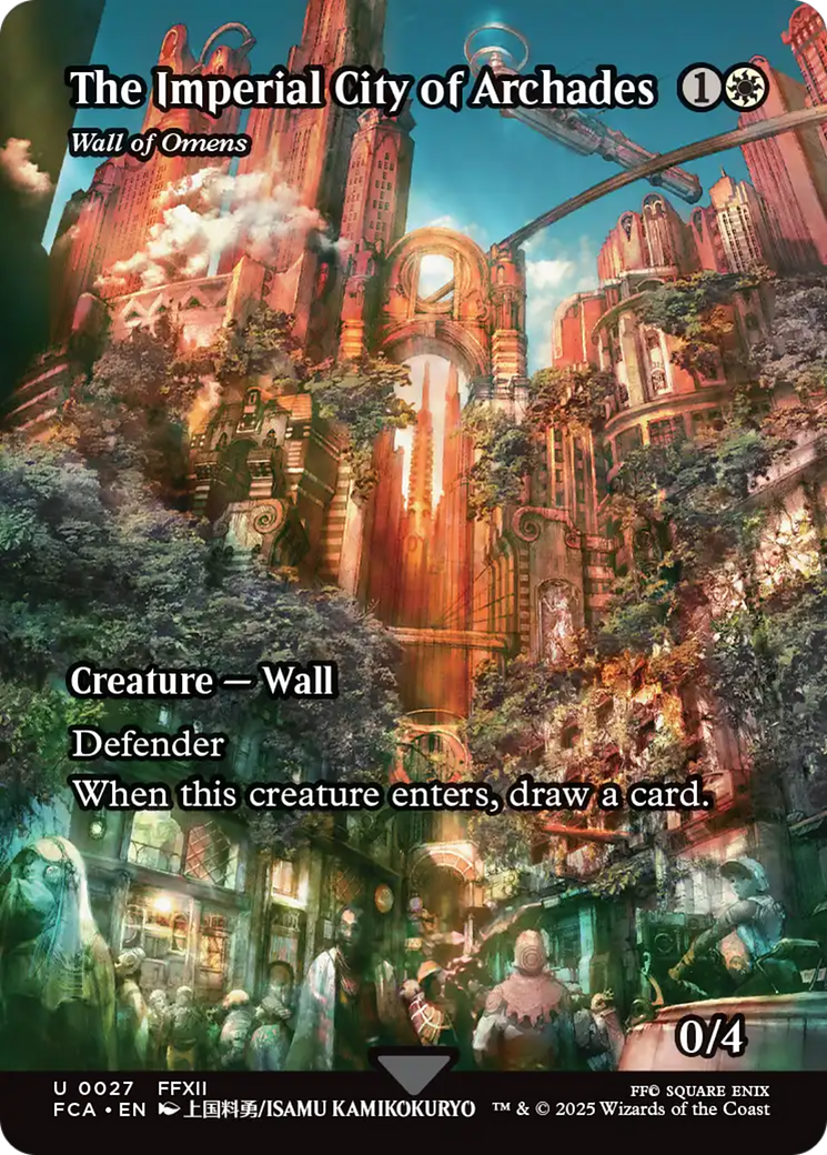The Imperial City of Archades - Wall of Omens (Showcase) [FINAL FANTASY : Through the Ages] | Gamers Paradise