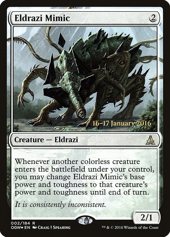 Eldrazi Mimic [Oath of the Gatewatch Prerelease Promos] | Gamers Paradise