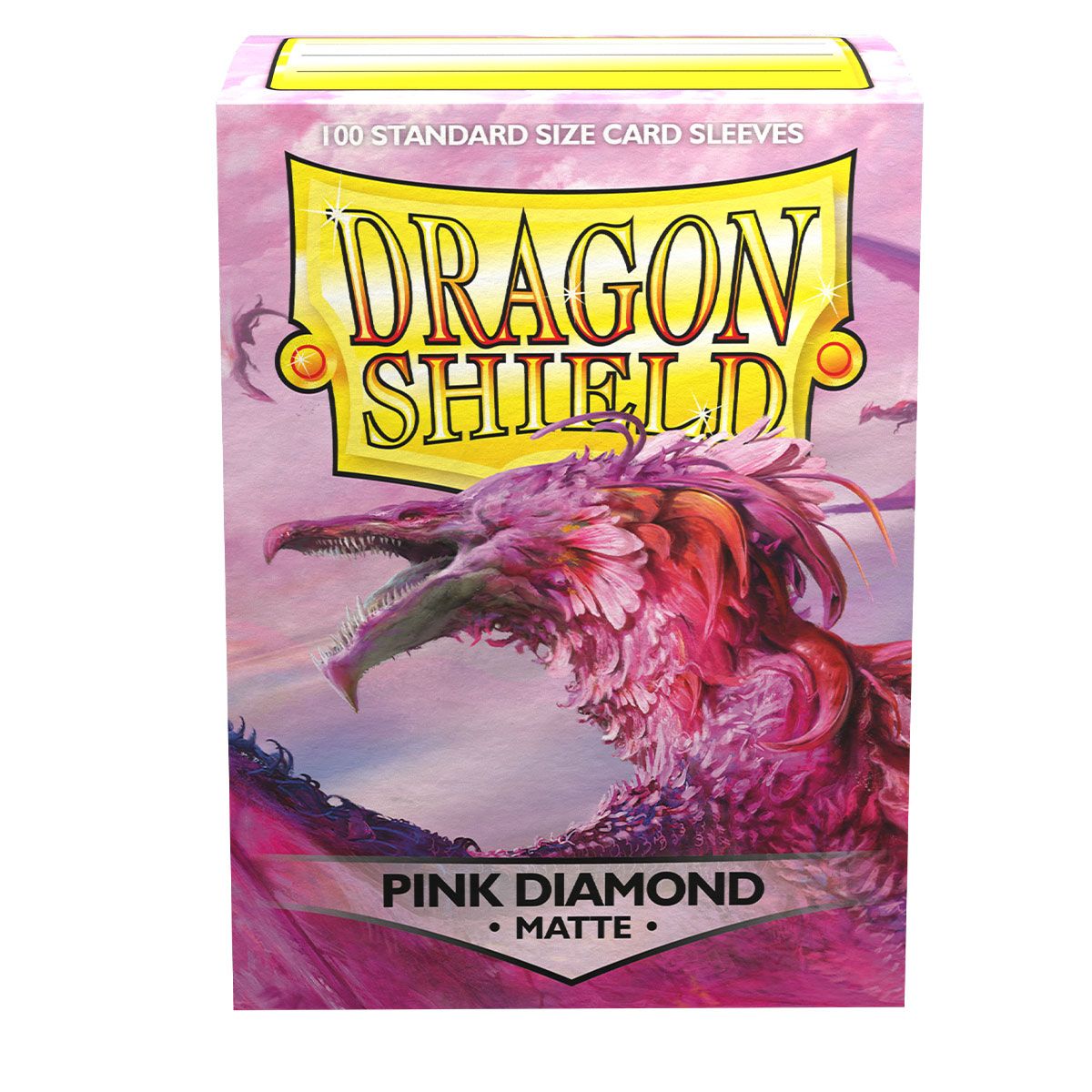 Dragon Shield: Standard 100ct Sleeves - Pink Diamond (Matte) | Gamers Paradise