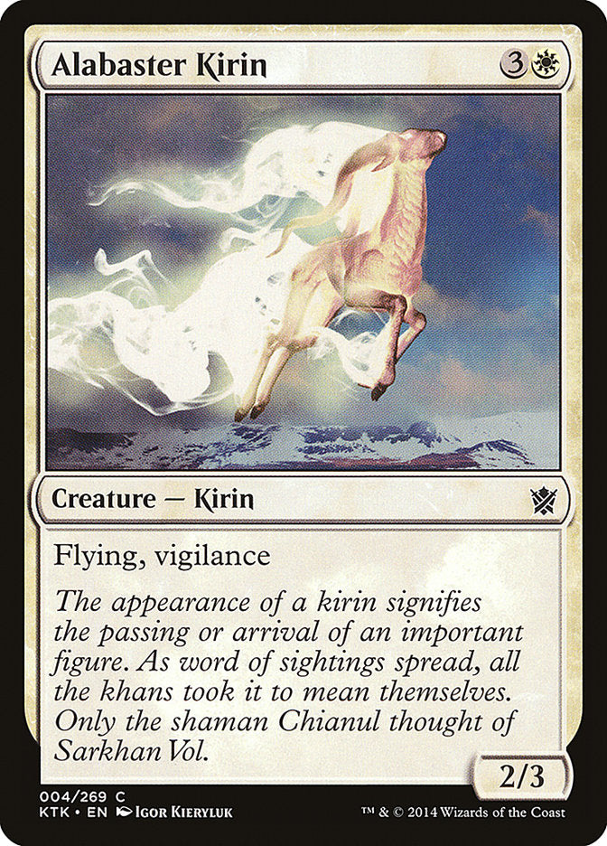 Alabaster Kirin [Khans of Tarkir] | Gamers Paradise