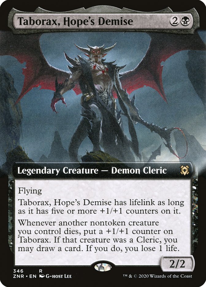 Taborax, Hope's Demise (Extended Art) [Zendikar Rising] | Gamers Paradise