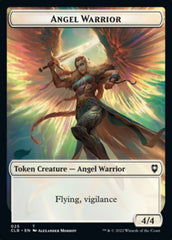 Kor Warrior // Angel Warrior Double-Sided Token [Commander Legends: Battle for Baldur's Gate Tokens] | Gamers Paradise