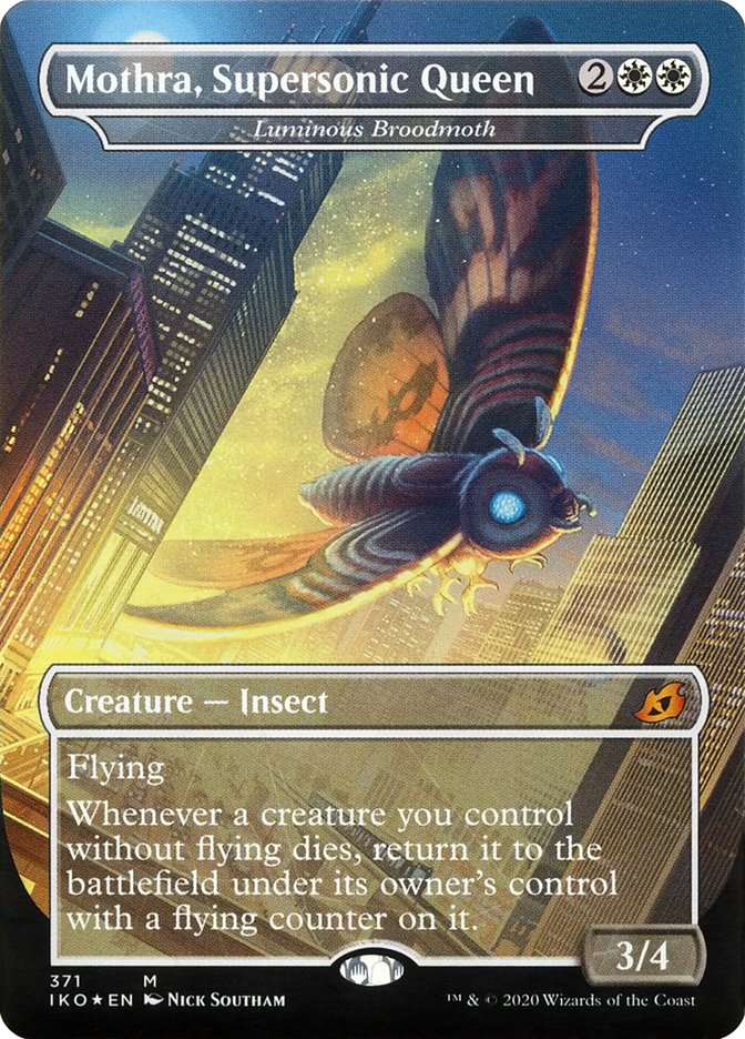 Luminous Broodmoth - Mothra, Supersonic Queen (Godzilla Series) [Ikoria: Lair of Behemoths] | Gamers Paradise