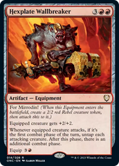 Hexplate Wallbreaker [Phyrexia: All Will Be One Commander] | Gamers Paradise