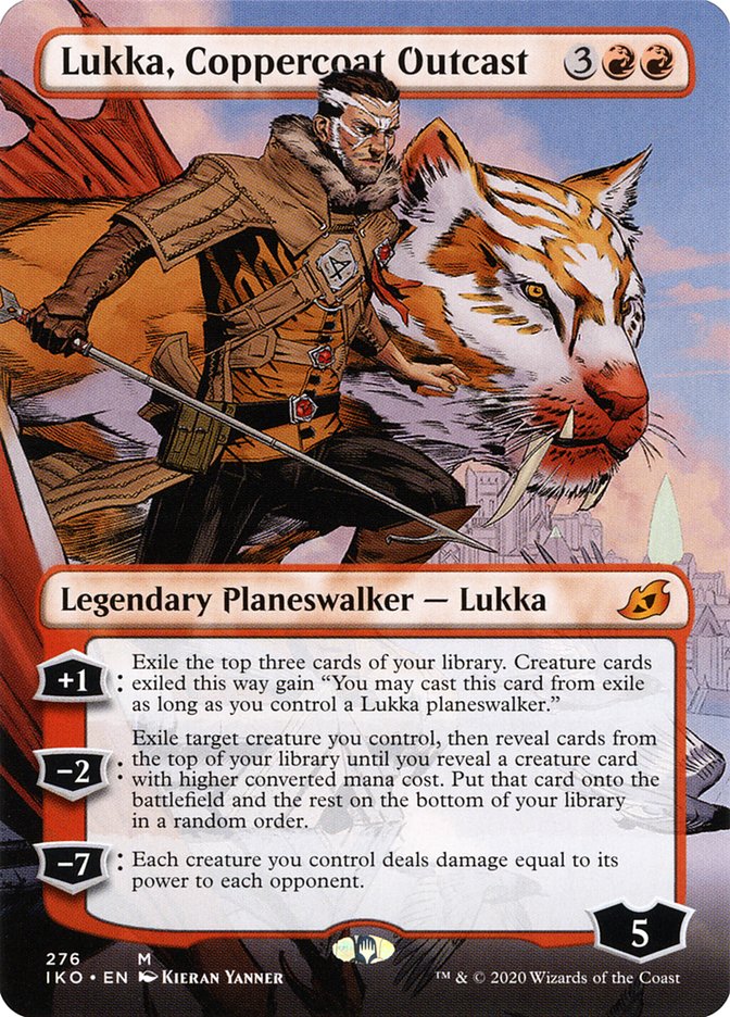 Lukka, Coppercoat Outcast (Borderless) [Ikoria: Lair of Behemoths] | Gamers Paradise
