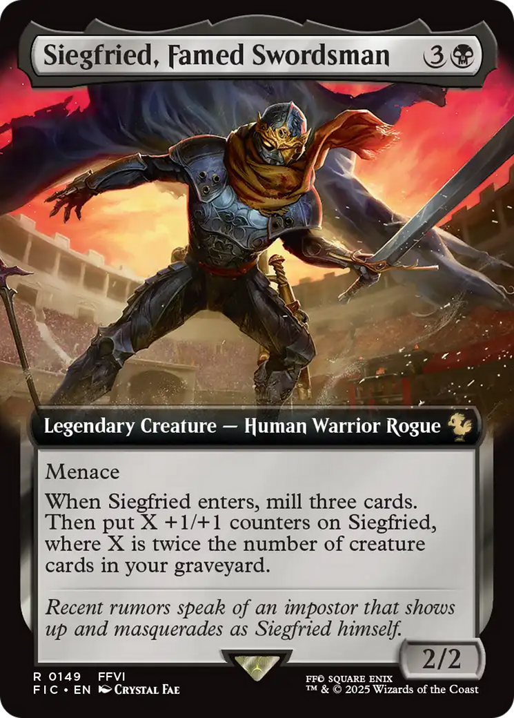 Siegfried, Famed Swordsman (Extended Art) [FINAL FANTASY Commander] | Gamers Paradise