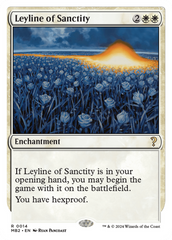 Leyline of Sanctity (White Border) [Mystery Booster 2] | Gamers Paradise