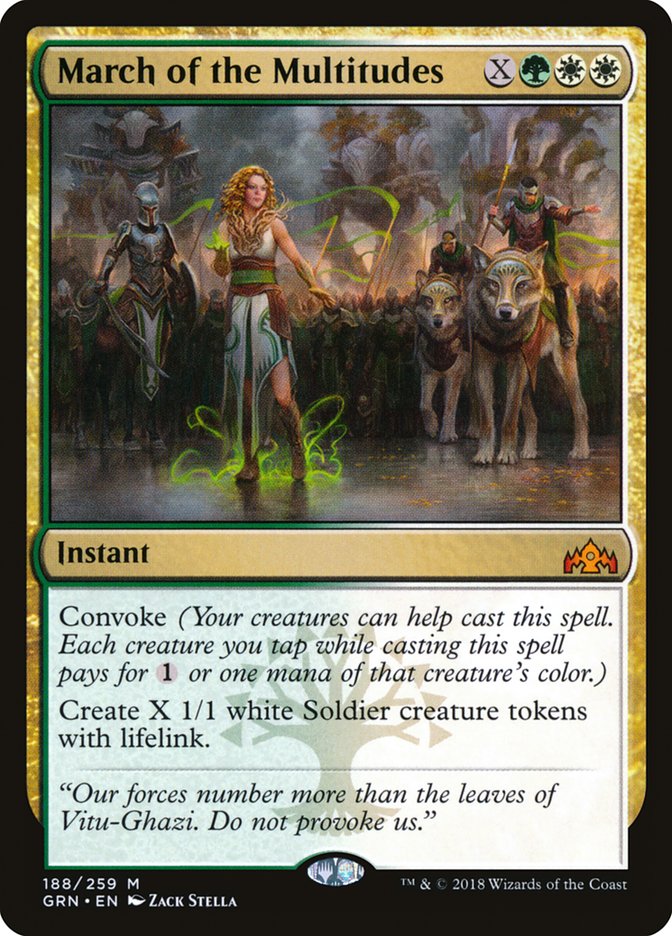 March of the Multitudes [Guilds of Ravnica] | Gamers Paradise