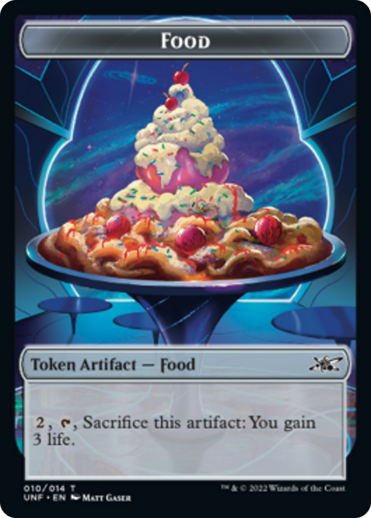 Clown Robot (003) // Food (010) Double-Sided Token [Unfinity Tokens] | Gamers Paradise