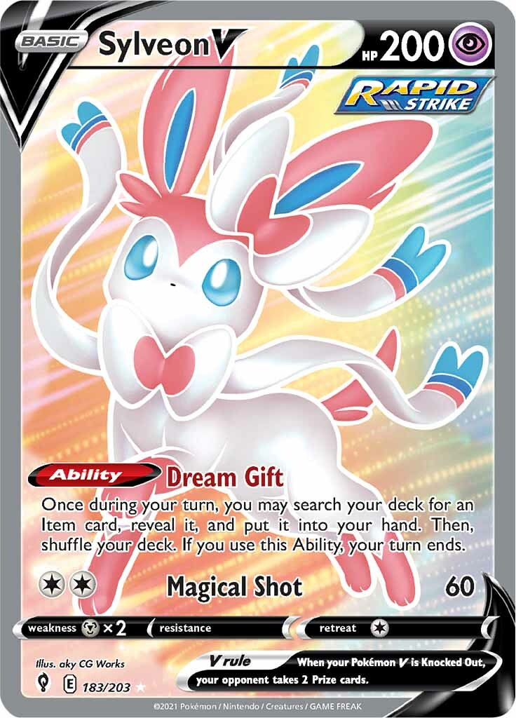 Sylveon V (183/203) [Sword & Shield: Evolving Skies] | Gamers Paradise