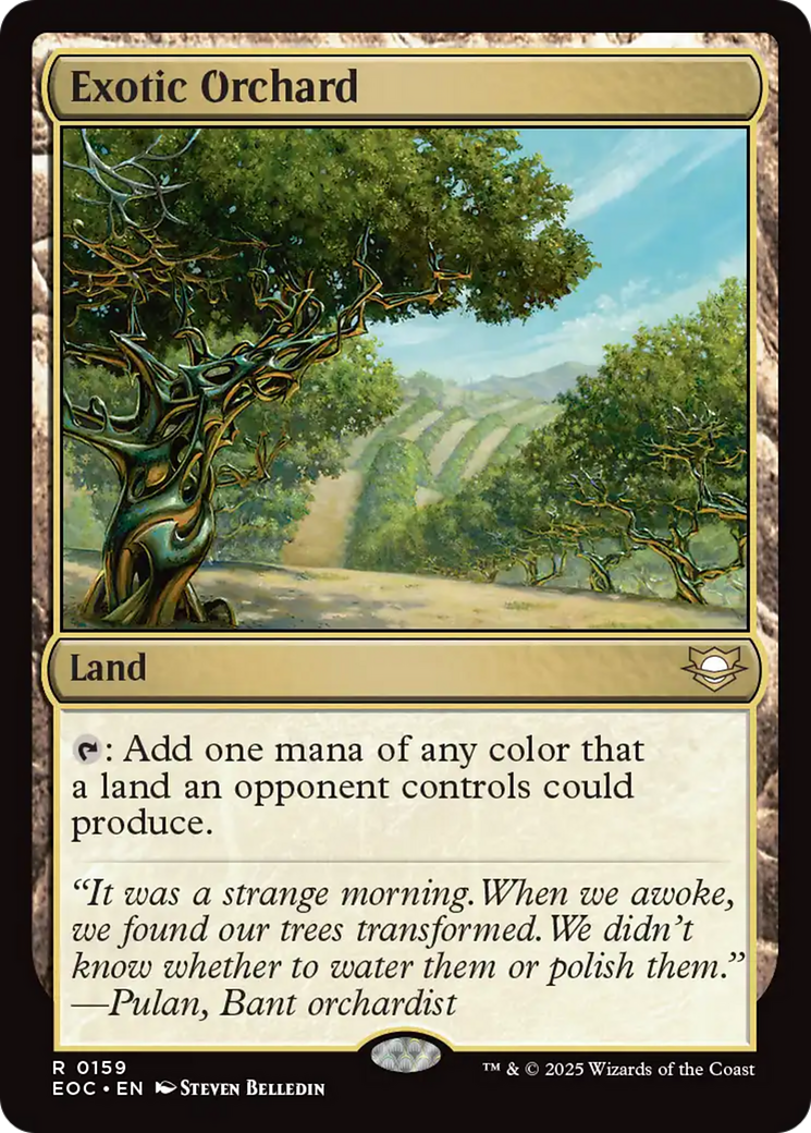 Exotic Orchard [Edge of Eternities Commander] | Gamers Paradise
