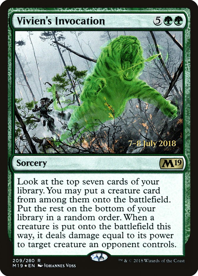 Vivien's Invocation [Core Set 2019 Prerelease Promos] | Gamers Paradise