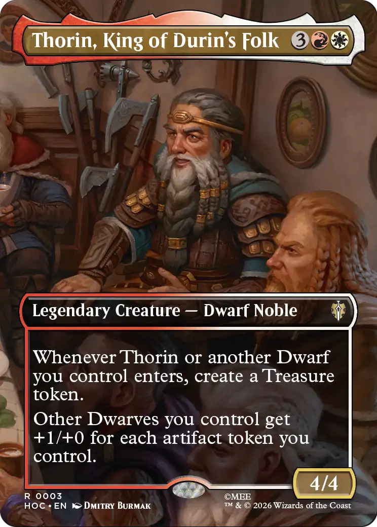 Thorin, King of Durin's Folk (Borderless) [The Hobbit: Eternal-Legal] | Gamers Paradise