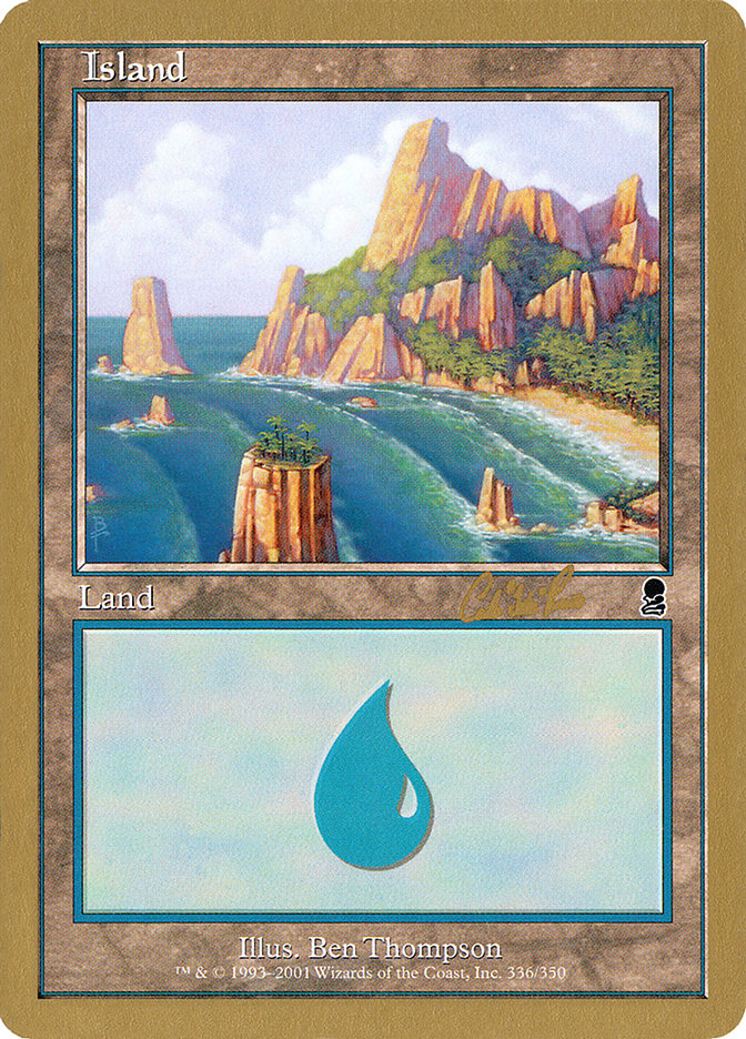 Island (cr336) (Carlos Romao) [World Championship Decks 2002] | Gamers Paradise