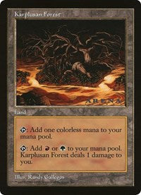 Karplusan Forest (Oversized) [Oversize Cards] | Gamers Paradise