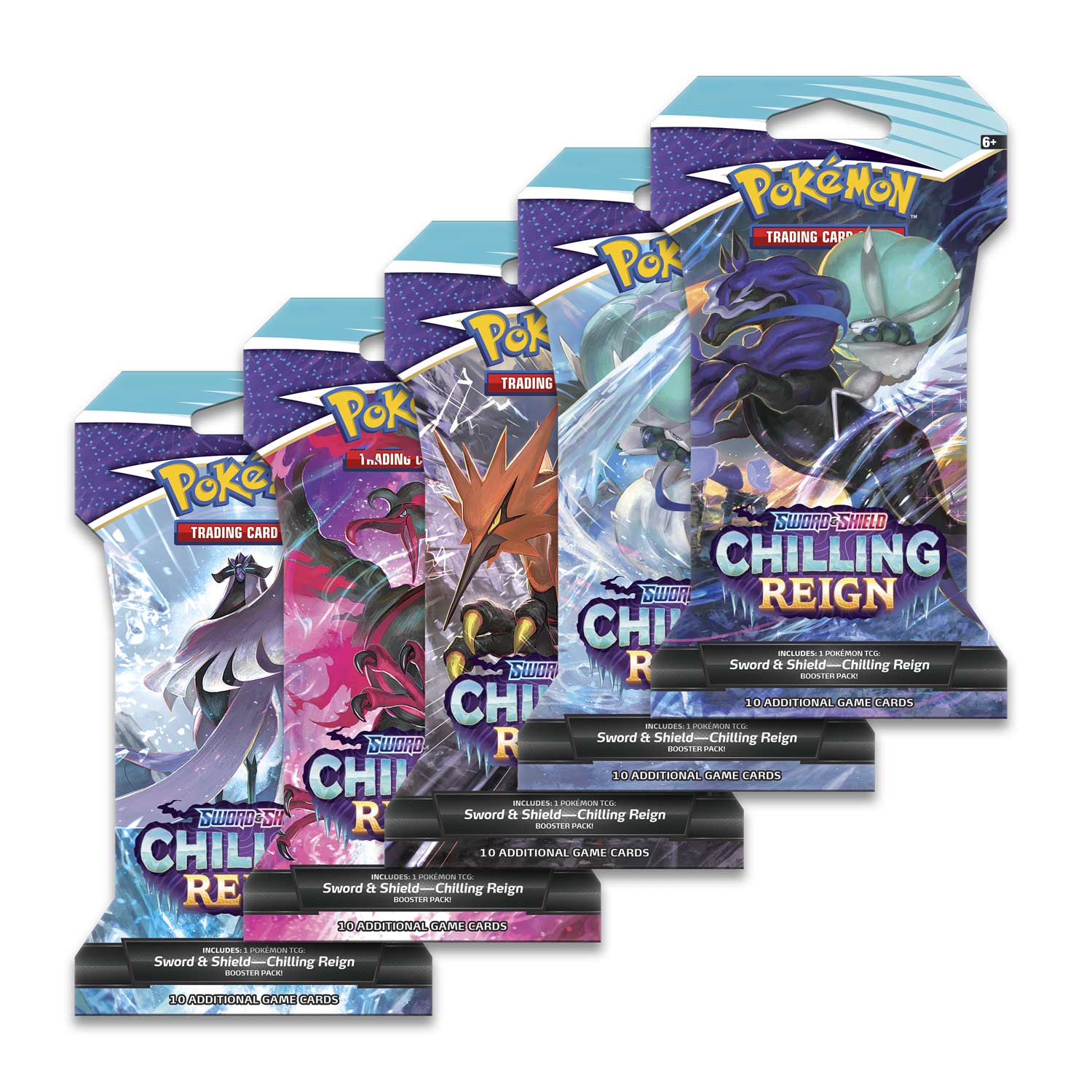 Sword & Shield: Chilling Reign - Sleeved Booster Pack | Gamers Paradise