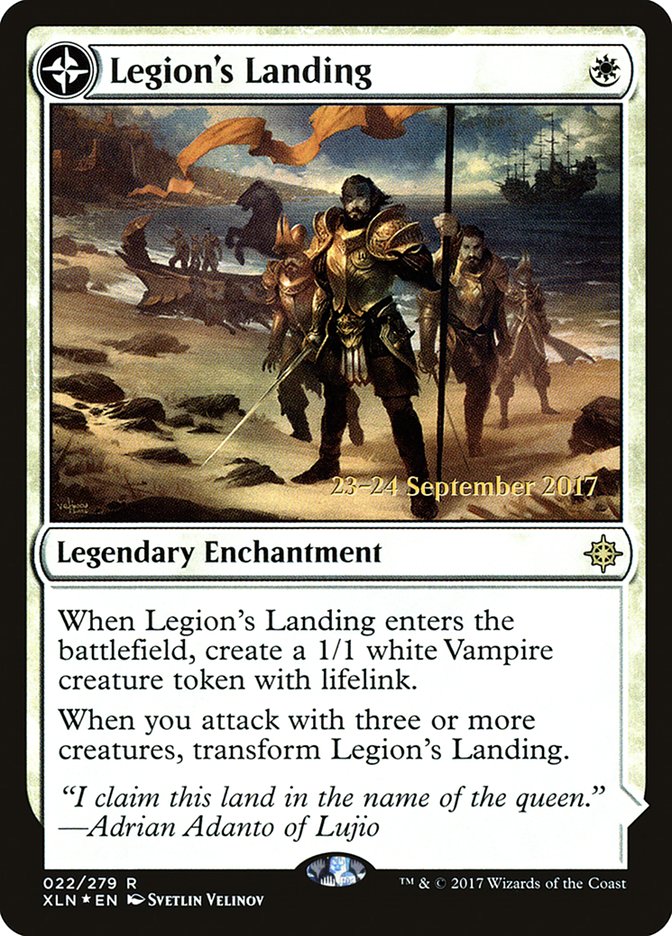 Legion's Landing // Adanto, the First Fort [Ixalan Prerelease Promos] | Gamers Paradise