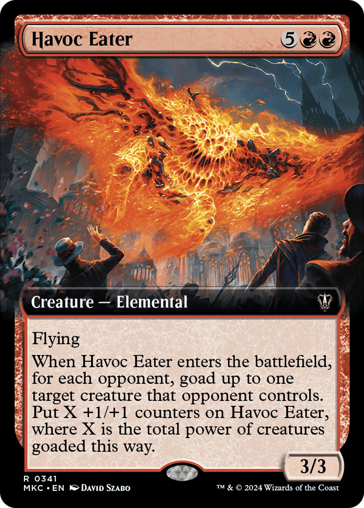 Havoc Eater (Extended Art) [Murders at Karlov Manor Commander] | Gamers Paradise