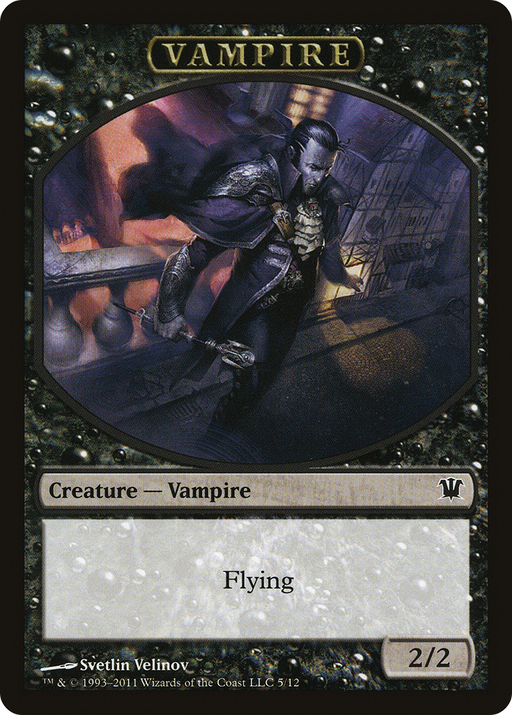 Blood // Vampire (0007) Double-Sided Token [Innistrad Remastered Tokens] | Gamers Paradise