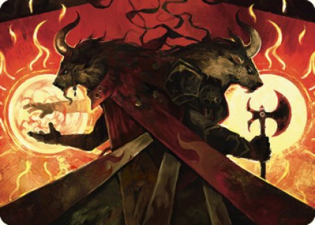 Hurloon Battle Hymn Art Card [Dominaria United Art Series] | Gamers Paradise