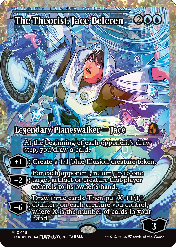 The Theorist, Jace Beleren (Showcase) (Fracture Foil) [Reality Fracture] | Gamers Paradise