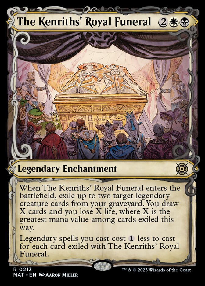 The Kenriths' Royal Funeral (Showcase Halo Foil) [March of the Machine: The Aftermath] | Gamers Paradise