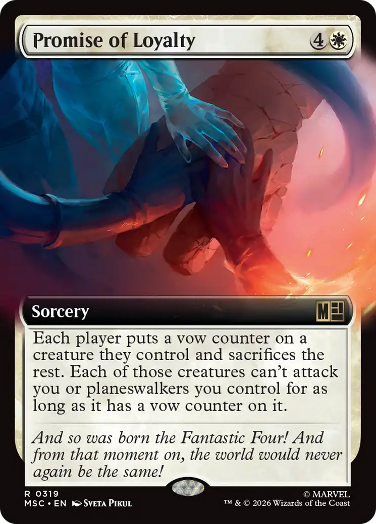 Promise of Loyalty (Extended Art) [Marvel Super Heroes Commander] | Gamers Paradise