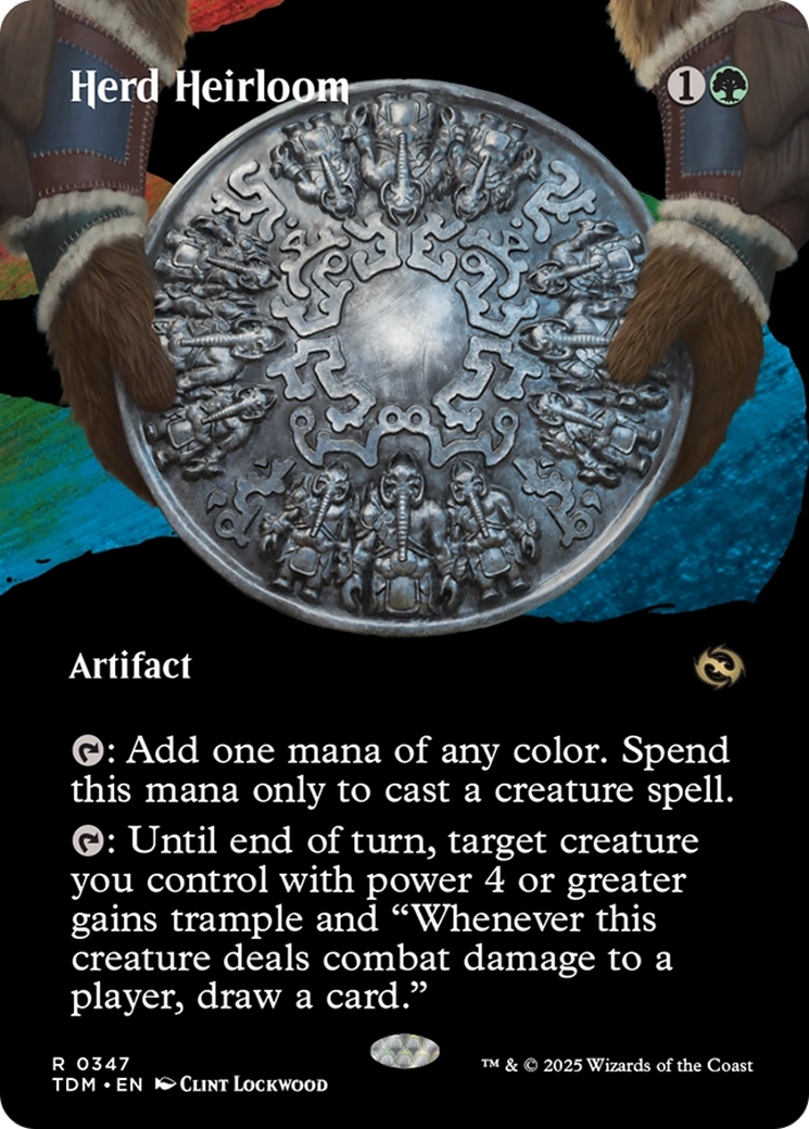 Herd Heirloom (Borderless) [Tarkir: Dragonstorm] | Gamers Paradise