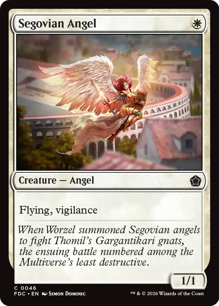 Segovian Angel [Foundations Commander] | Gamers Paradise