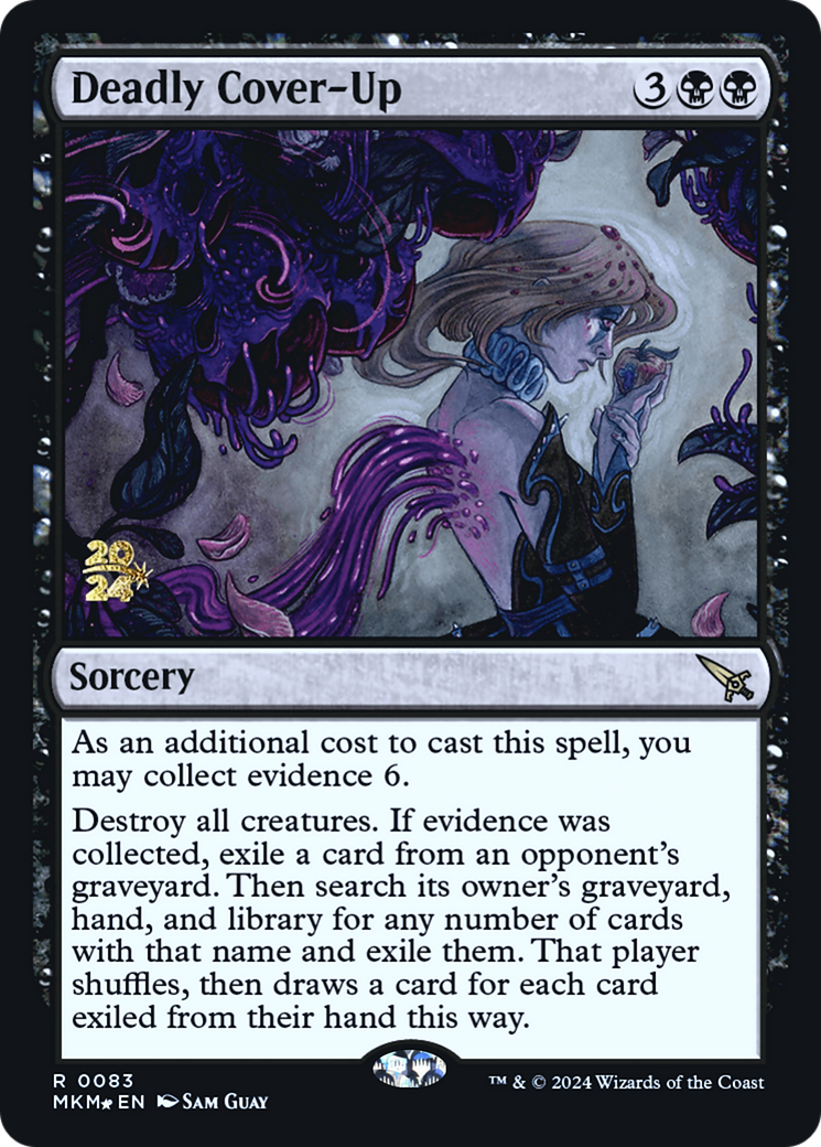 Deadly Cover-Up [Murders at Karlov Manor Prerelease Promos] | Gamers Paradise