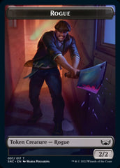 Cat // Rogue Double-Sided Token [Streets of New Capenna Tokens] | Gamers Paradise