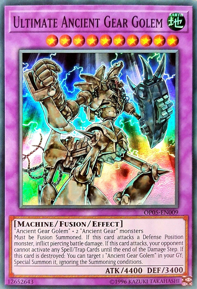 Ultimate Ancient Gear Golem [OP05-EN009] Super Rare | Gamers Paradise