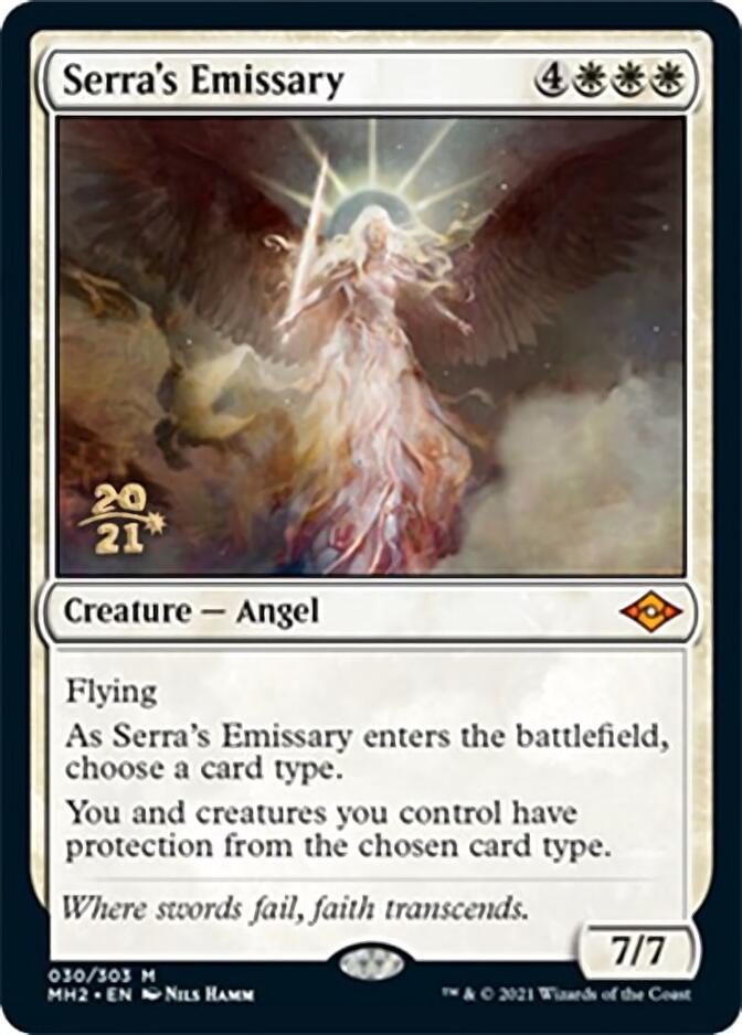 Serra's Emissary [Modern Horizons 2 Prerelease Promos] | Gamers Paradise