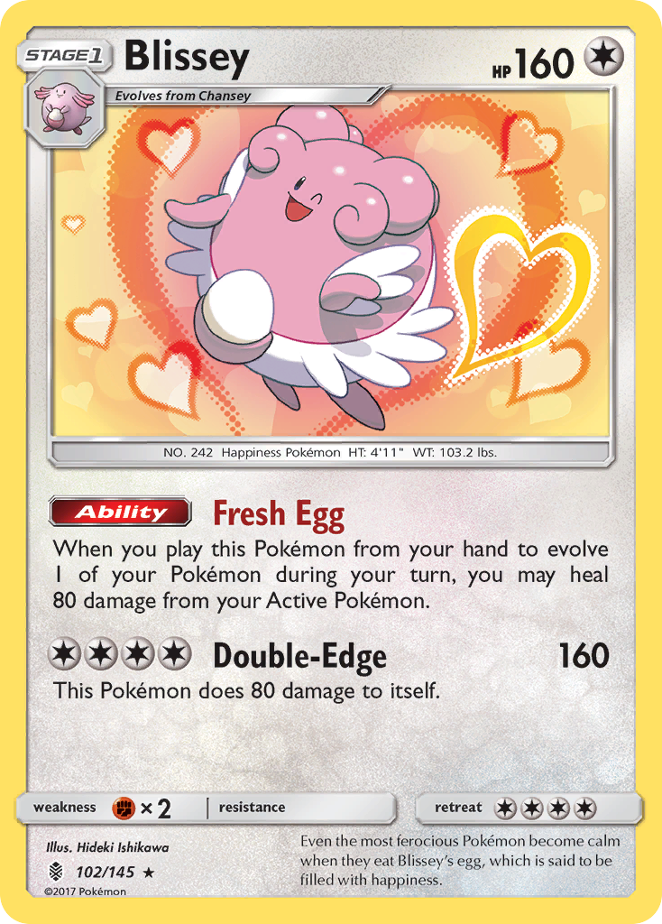 Blissey (102/145) [Sun & Moon: Guardians Rising] | Gamers Paradise