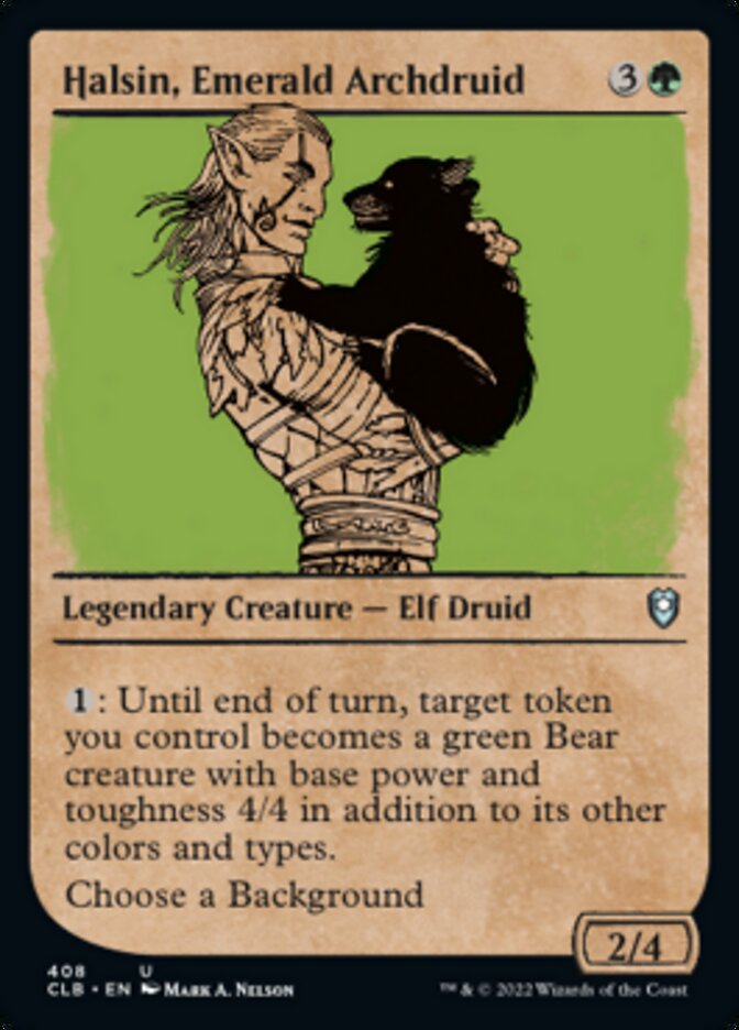 Halsin, Emerald Archdruid (Showcase) [Commander Legends: Battle for Baldur's Gate] | Gamers Paradise