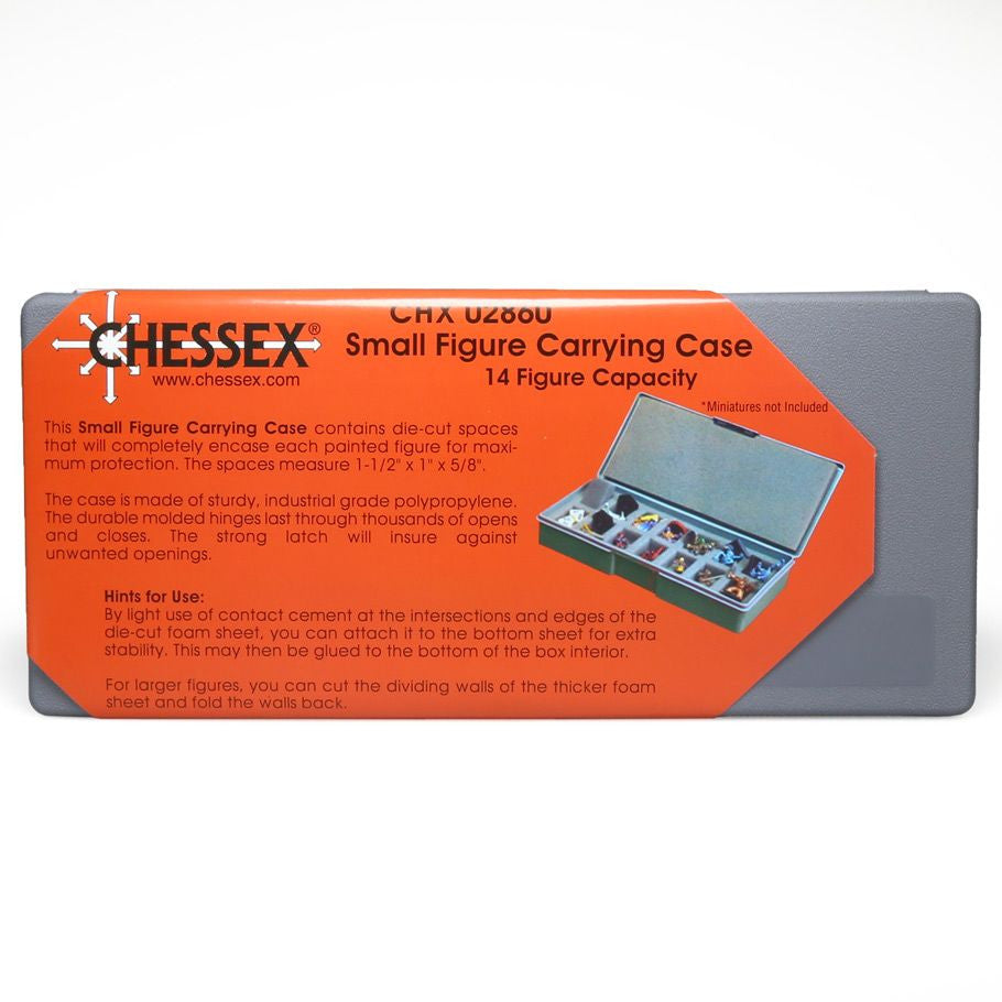 Chessex Figure Storage Box Small 14 Count | Gamers Paradise