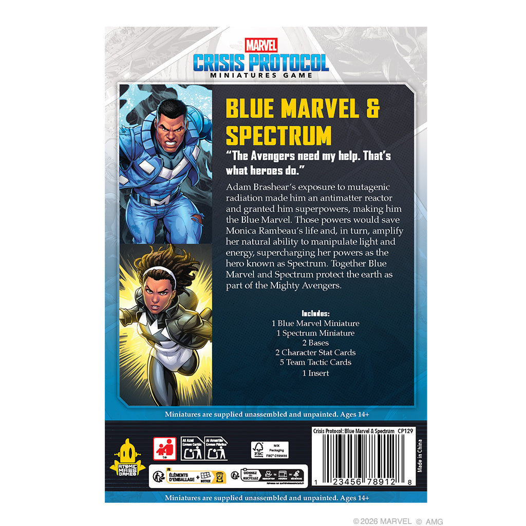 Marvel: Crisis Protocol - Blue Marvel & Spectrum | Gamers Paradise