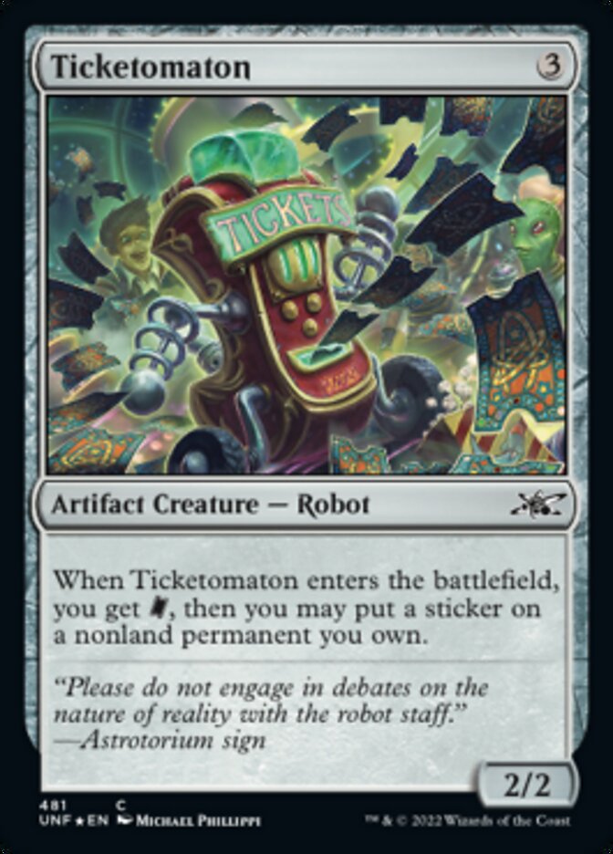 Ticketomaton (Galaxy Foil) [Unfinity] | Gamers Paradise