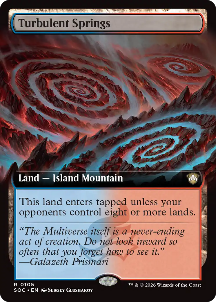 Turbulent Springs (Extended Art) [Secrets of Strixhaven Commander] | Gamers Paradise