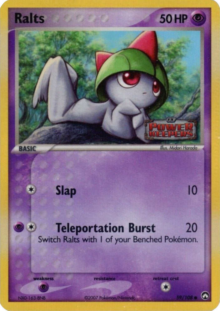 Ralts (59/108) (Stamped) [EX: Power Keepers] | Gamers Paradise