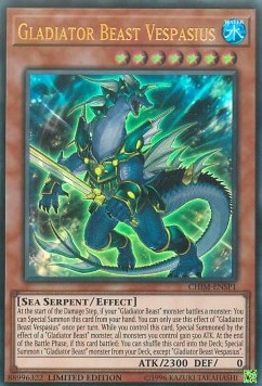 Gladiator Beast Vespasius [CHIM-ENSP1] Ultra Rare | Gamers Paradise