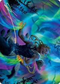 Esika, God of the Tree Art Card (Gold-Stamped Signature) [Kaldheim Art Series] | Gamers Paradise