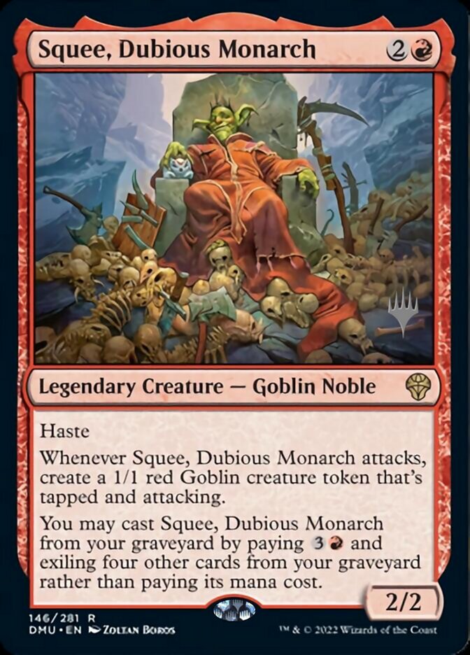 Squee, Dubious Monarch (Promo Pack) [Dominaria United Promos] | Gamers Paradise